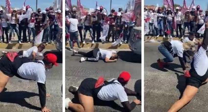 VIDEO: Simpatizantes del Morena y PRI se enfrentan a duelo de 'perreo' en Sinaloa