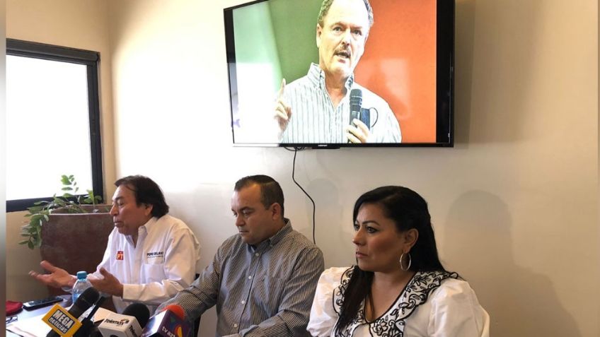 José 'Pepe' Celaya candidato PT a la alcaldía de Hermosillo, pide el voto para Ernesto Gándara