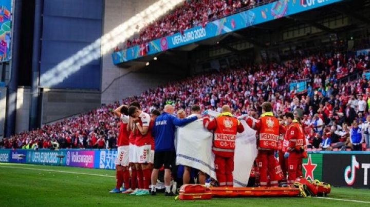 VIDEO: ¡De terror! El danés Christian Eriksen se desploma en partido de la Eurocopa 2020