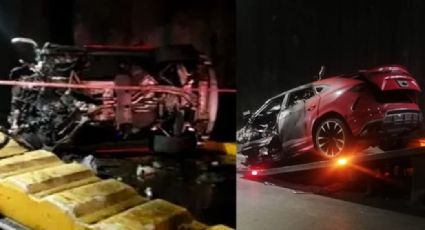 VIDEO: Conductor de Lamborghini sufre brutal accidente y muere en GDL; acabó prensado y calcinado