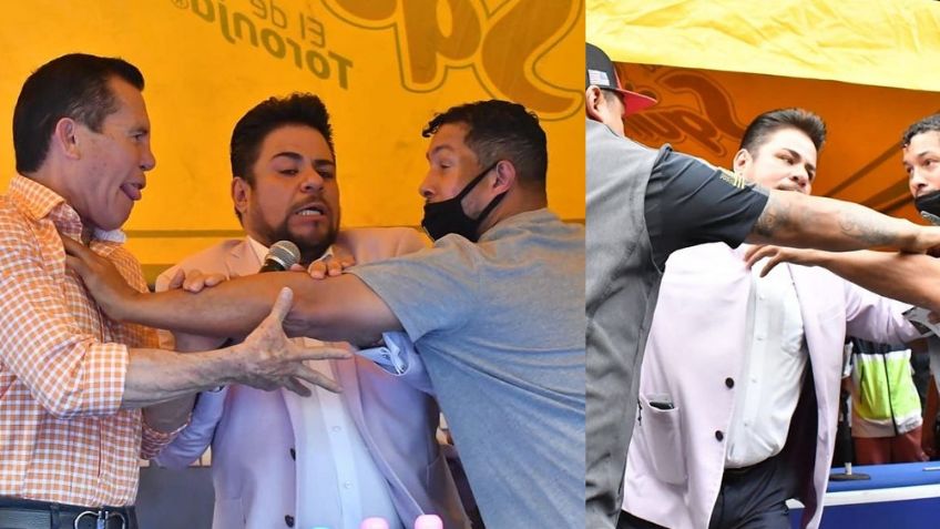 Julio César Chávez estalla y se va a los golpes contra famoso boxeador en conferencia