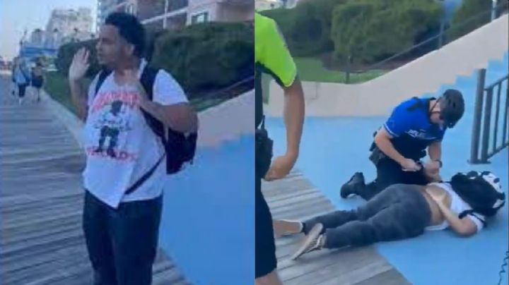 VIDEO: Cinco policías blancos electrocutan a un joven afroamericano por vapear en la calle
