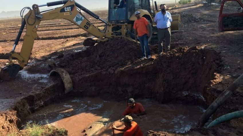 Tras 8 meses, Oomapas Cajeme no ha reparado tubería que afectó a 200 mil usuarios