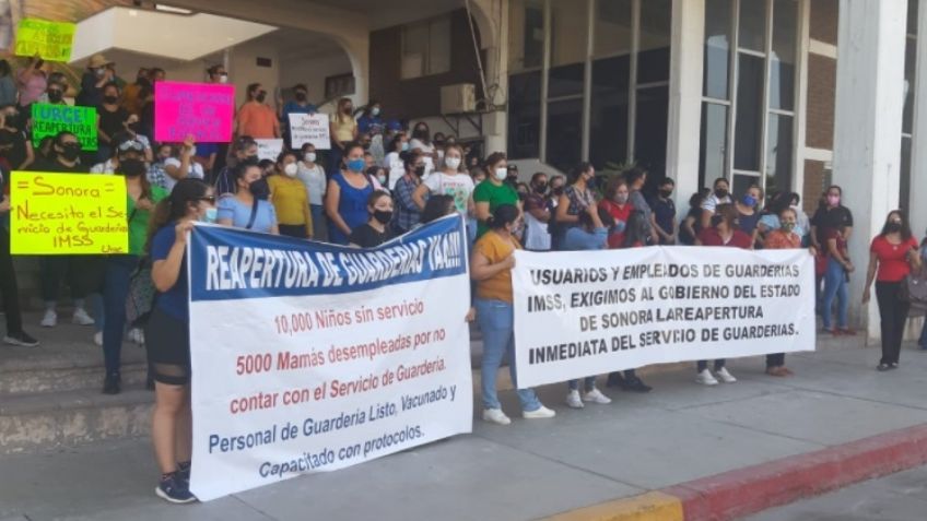 Empleados y padres de guarderías de Navojoa piden la reapertura de las estancias