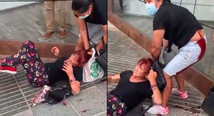 VIDEO: Española apuñala por la espalda a una latina formada en un banco de alimentos