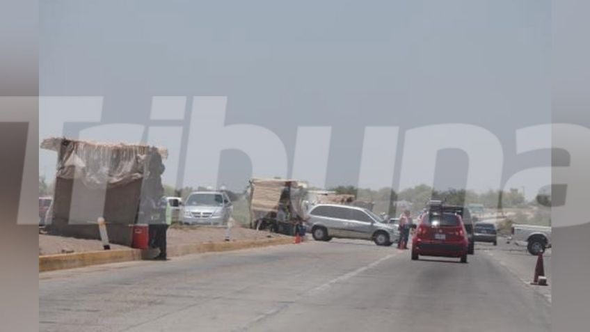 Yaquis de Loma de Guamúchil retoman bloqueos en la Carretera Federal México 15