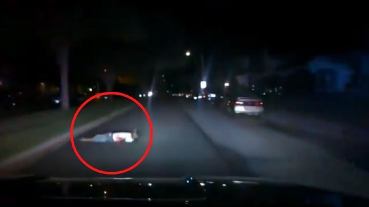 VIDEO: Oficial de la Policía iba a rescatar a un herido de bala y termina atropellándolo