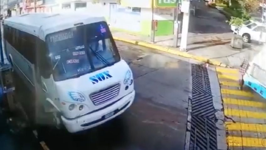 FUERTE VIDEO: ¡Brutal! Anciano muere aplastado a plena luz del día; camión le pasó por encima