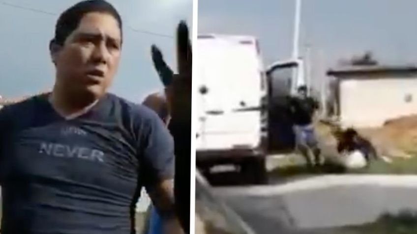 FUERTE VIDEO: Hombre casi mata a su 'pareja' a golpes; la arrastró y ahorcó a plena luz del día
