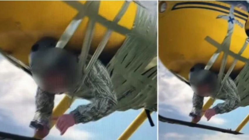 VIDEO: Youtuber ruso arriesga una vida; ató a un hombre al exterior de un helicóptero
