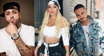 VIDEO: J Balvin, Nicky Jam y Karol G celebran juntos el éxito de su tema 'Poblado remix'