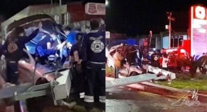 Tragedia: Jóvenes chocan y acaban prensados; herido gritaba de dolor y murió tras impactante rescate