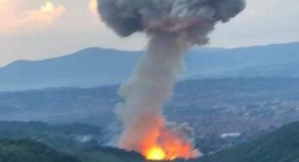 VIDEO: Fuerte explosión en almacén de pólvora deja 3 heridos en Serbia