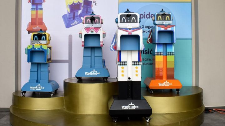 Benebot llega a las escuelas privadas de Oaxaca; el robot detecta a personas con Covid-19