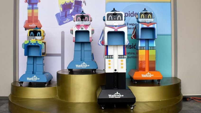 Benebot llega a las escuelas privadas de Oaxaca; el robot detecta a personas con Covid-19
