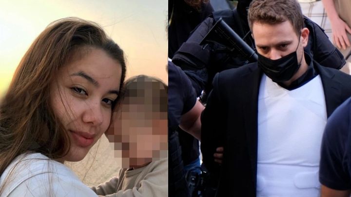 Las escalofriantes imágenes de Babis con su bebé antes de asesinar a su esposa Caroline Crouch