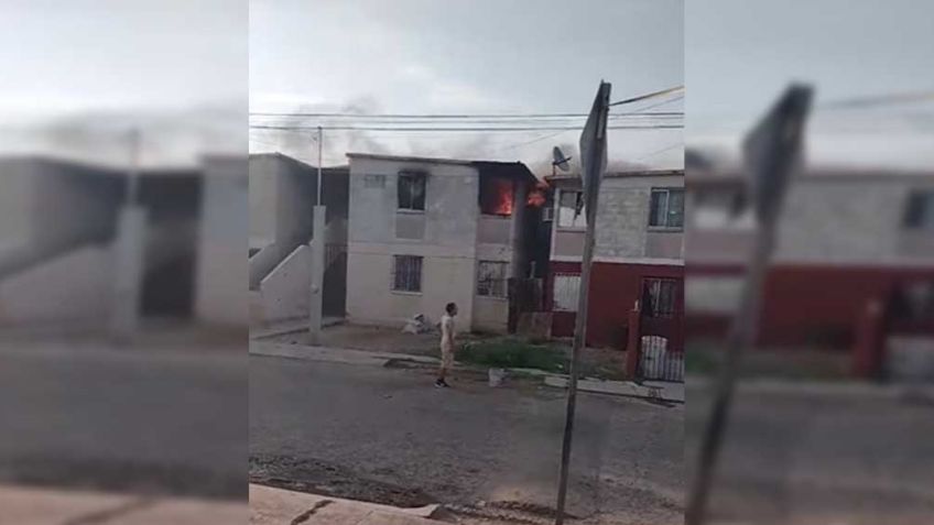 Hermosillo: Enloquecida mujer incendia su casa; vecinos señalan que es la tercera vez