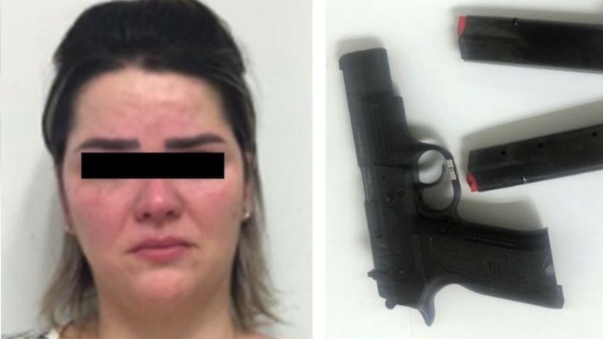 Arrestan a Laura en frontera de Sonora; intentó ingresar al país con un arma de fuego