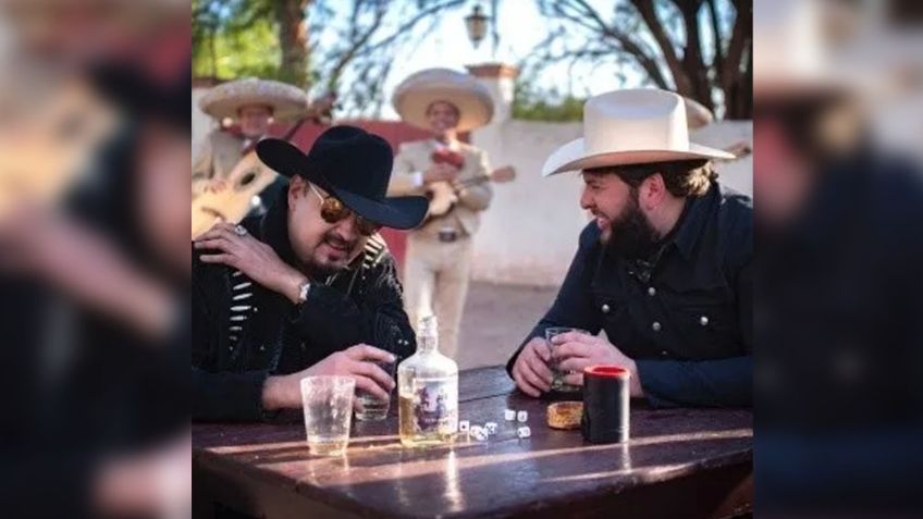 "Música, mezcales y buena compañía": Pepe Aguilar hace colaboración con cantante de narcocorridos