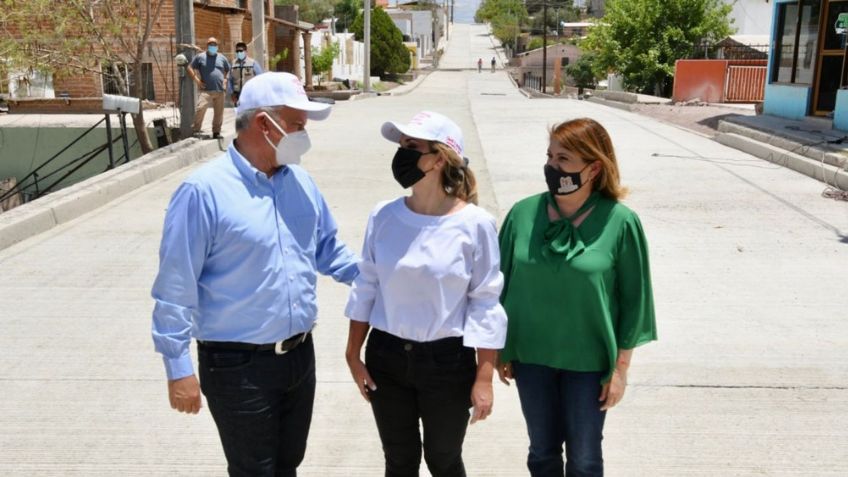 Sonora: Con obras de pavimentación y alcantarillado, Claudia Pavlovich beneficia a Magdalena y Santa Ana