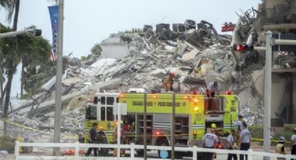 Aumenta a 5 la cifra de muertos en derrumbe de Miami; continúa la búsqueda de 156 desaparecidos