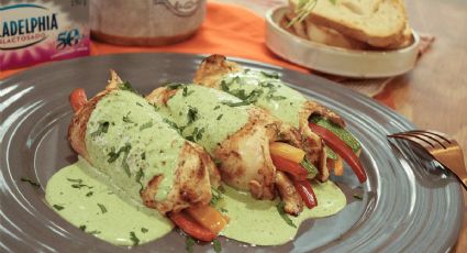 Receta fácil y rápida: Disfruta de este exquisito pollo bañado en crema de cilantro