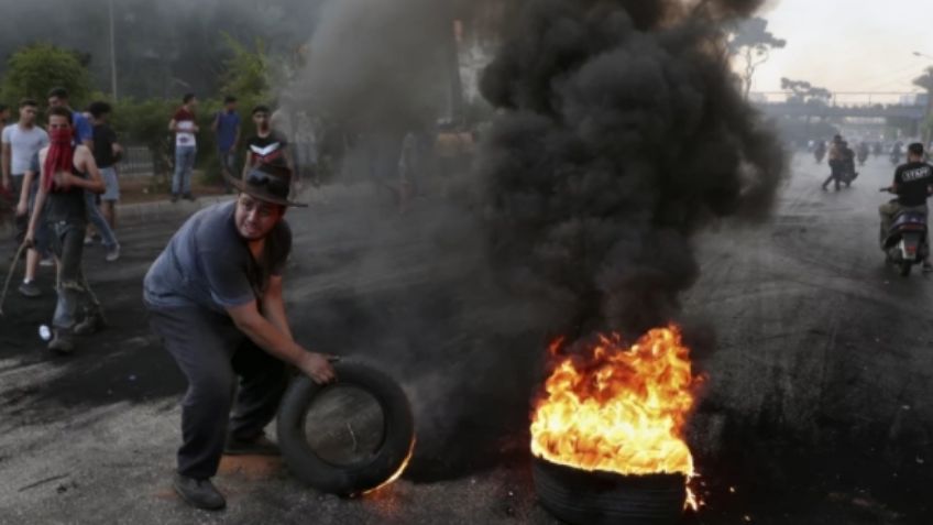 18 heridos durante la ola de manifestaciones en el Líbano por crisis económica