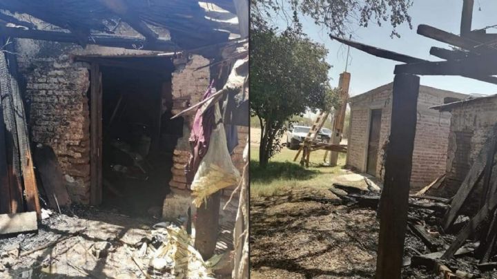Sin misericordia: Sujetos incendian casa en Loma de Guamúchil; líder yaqui estaría dentro