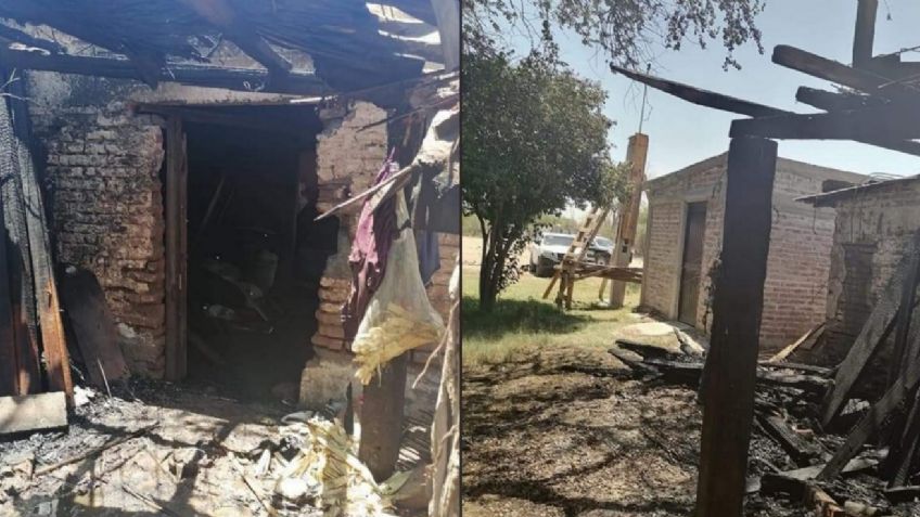 Sin misericordia: Sujetos incendian casa en Loma de Guamúchil; líder yaqui estaría dentro