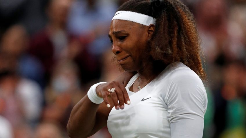 Entre lágrimas, Serena Williams se despide en la primera ronda de Wimbledon