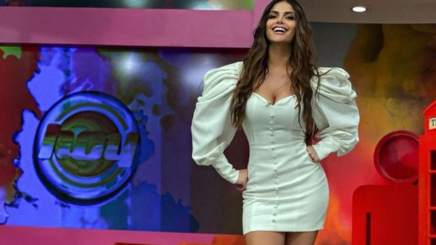 Conductora de 'Hoy' deleita pupilas en los foros de Televisa con ajustado vestido negro