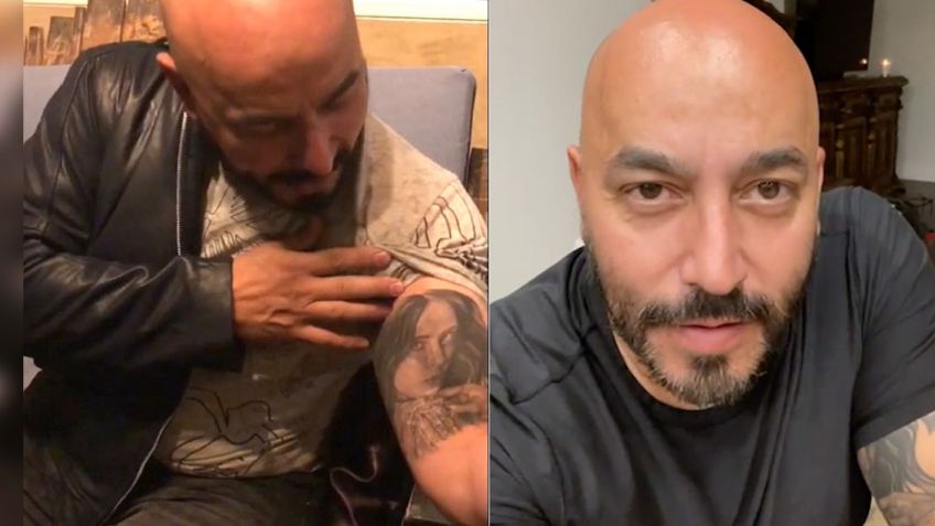 Tatuador revela FOTO para indicar que le quitó tatuaje a Lupillo Rivera: "¿Adivinen cuál fue?"