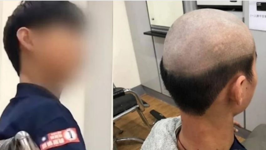 Llega corte anti Covid-19: Estilista obliga a que los adolescentes respeten el aislamiento