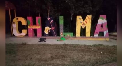 Frente a la letras de Chalma, localizan bolsas negras con restos humanos; tenían narcomensaje