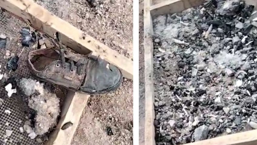 VIDEO: Hallan restos humanos en Sonora; fueron calcinados y sepultados en fosa clandestina