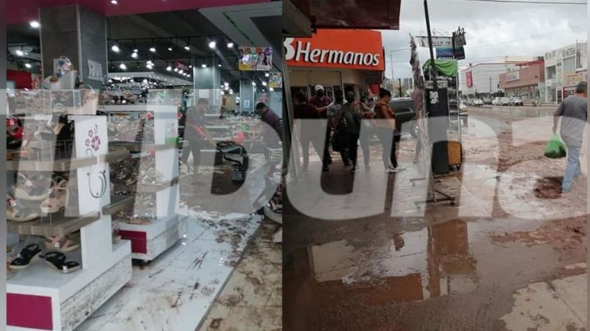 Tormenta deja severas afectaciones en negocios del puerto de Guaymas