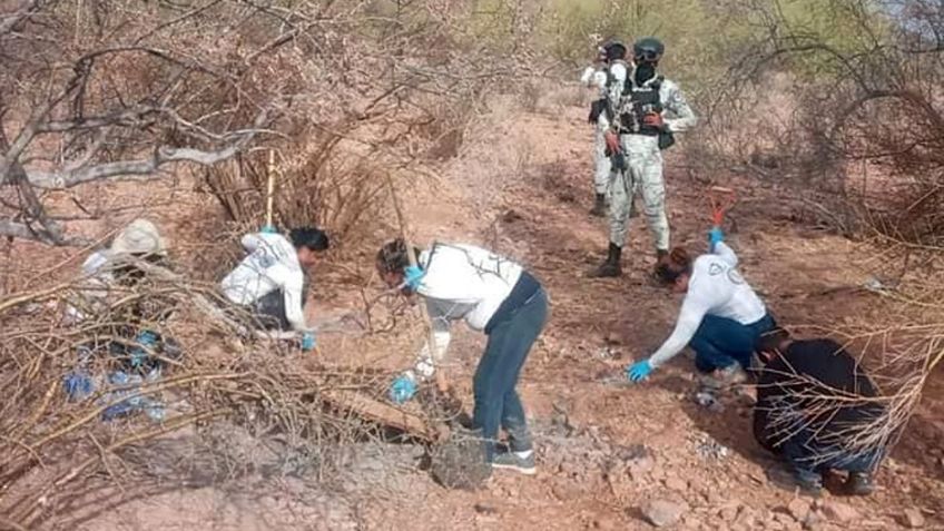 Otro hallazgo en Sonora: Encuentran restos humanos totalmente calcinados en Guaymas