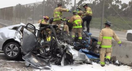 Brutal choque deja tres personas fallecidas en carretera Interestatal de San Ysidro