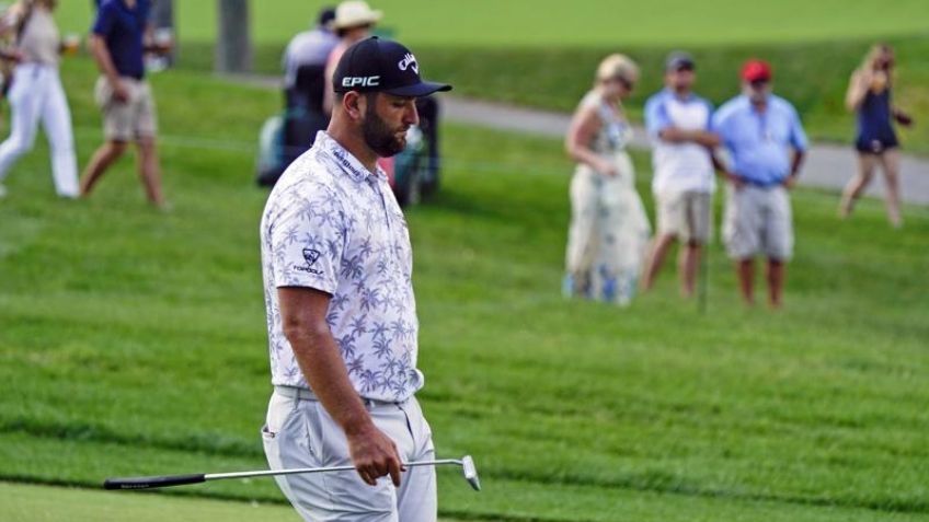 ¡Insólito! Rahm lidera el Memorial de Golf, cuando le avisan que tiene covid y debe abandonar