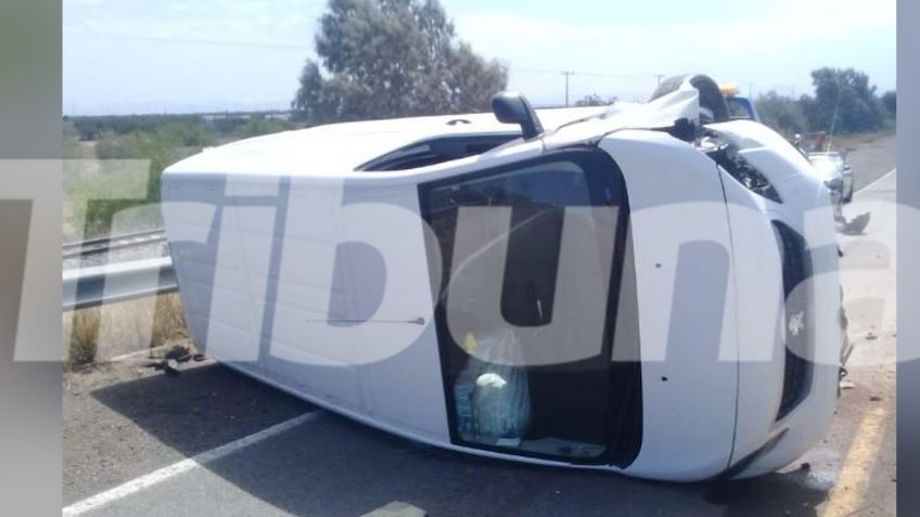 Guaymas: Aparatosa salida de camino se registra en carretera de San Carlos