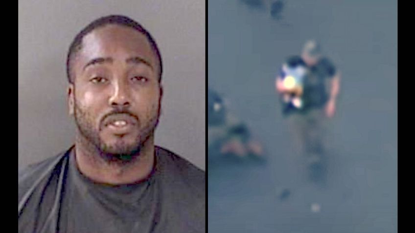 VIDEO: Padre arroja a su bebé de 2 meses contra la Policía para distraerlos y poder huir