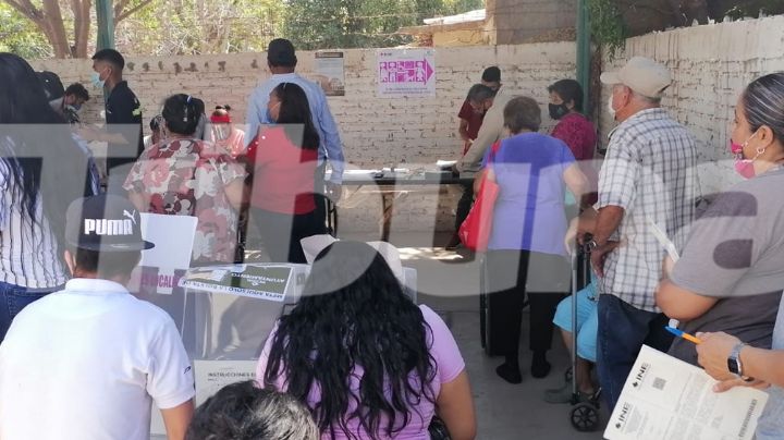 Cajeme: Tarde y con largas filas arranca las votaciones en la casilla 921 de colonia 'Machi' López