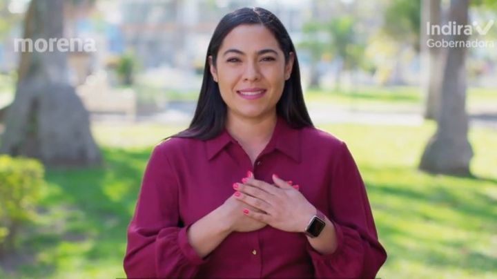 Indira Vizcaíno celebra en redes el triunfo en las elecciones a gobernador de Colima