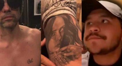 Christian Nodal habría pagado a Lupillo Rivera y Criss Angel para borrar sus tatuajes de Belinda