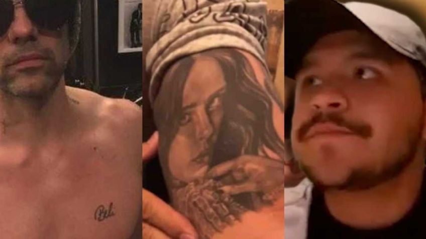 Christian Nodal habría pagado a Lupillo Rivera y Criss Angel para borrar sus tatuajes de Belinda