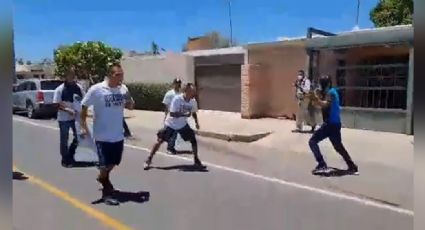 VIDEO: Simpatizantes de Célida López y 'Toño' Astiazarán protagonizan pelea campal en Hermosillo