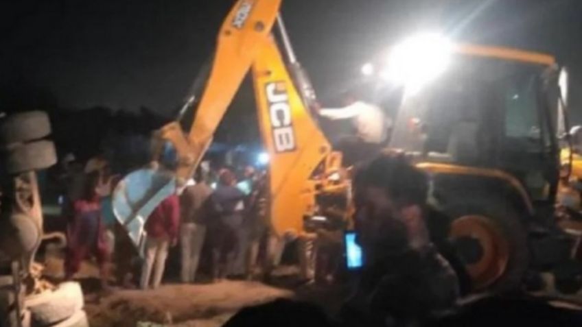 VIDEO: Mortífero choque en carretera deja 17 muertos en la India; todos eran obreros