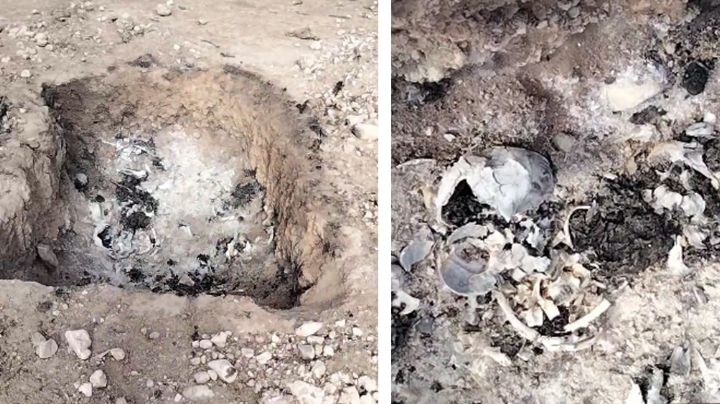 Escalofriante hallazgo: Descubren restos humanos calcinados a las afueras de Hermosillo