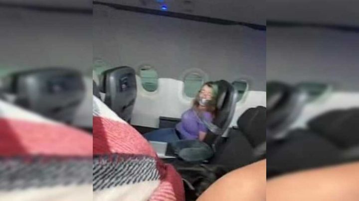 Amarran a pasajera por intentar abrir puerta de un avión en EU en pleno vuelo