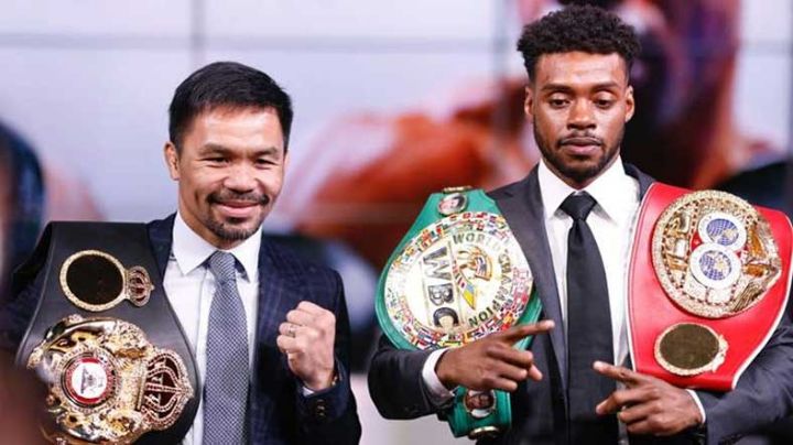 Errol Spence y Manny Pacquiao tienen su primer cara a cara